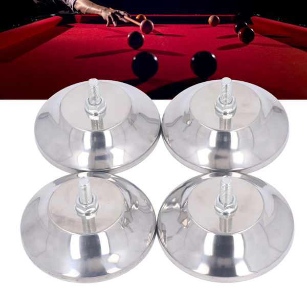 4 PCS Billiard Pool Table Leg Levelers 5 Inch Adjustable Heavy Duty