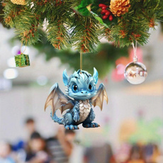 Decorative, xmastreeflatpendant, Flying, Christmas