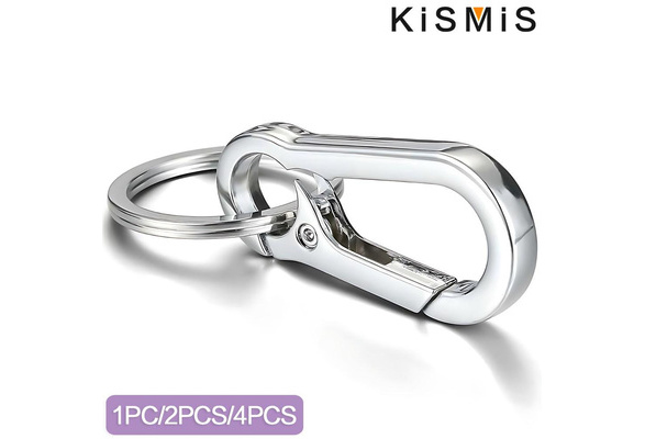 Metal Carabiner Clip Keyring Keychain Key Ring Chain Holder