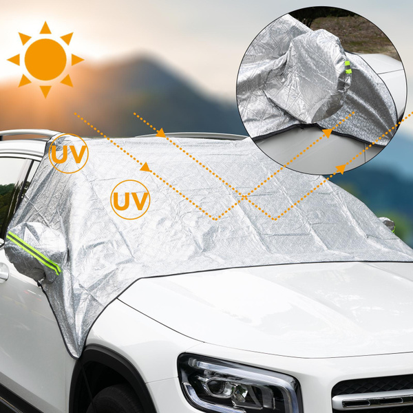 Universal Car Snow Cover Windshield Cover Snow Protector Winter Anti ...