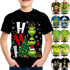 Fashion, kidsfashiontshirt, Graphic T-Shirt, grinch