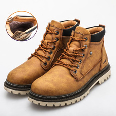 Outdoor, Leather Boots, Winter, Waterproof