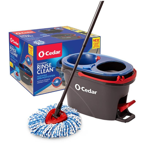 O-Cedar EasyWring RinseClean Microfiber Spin Mop System