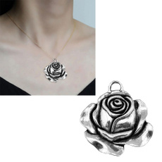 Necklace, Flowers, Jewelry, Rose