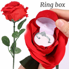 Box, Rose, Wedding Accessories, roseflowerringbox