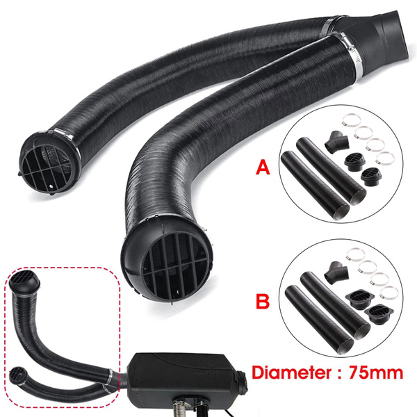 75mm Air Ducting Pipe Elbow Outlet Connector Fit For Eberspaecher