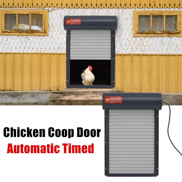 Automatic Chicken Coop Door Timing Control for Poultry Farms Wish