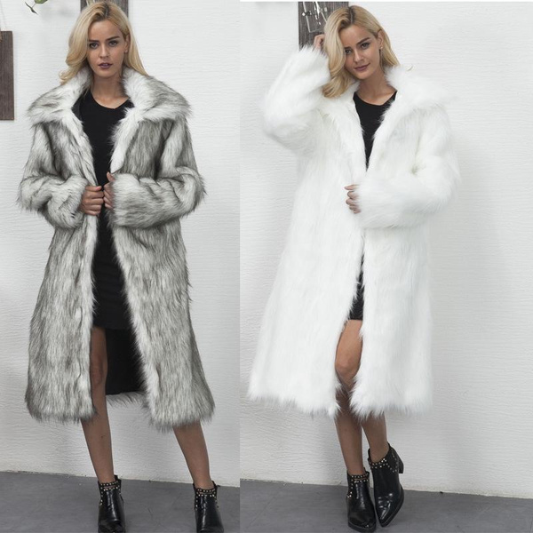 Winter Fashion Fur Coat Womens Leather Fur Coat Luxury Winter Warm Overcoat Fur Parka Thick 4509