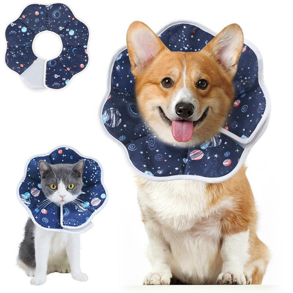 1PC Soft Cat Cone Elizabethan Collar For Dogs Cats Protective Recovery