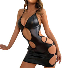 Mini, Tank, Mini dress, leather
