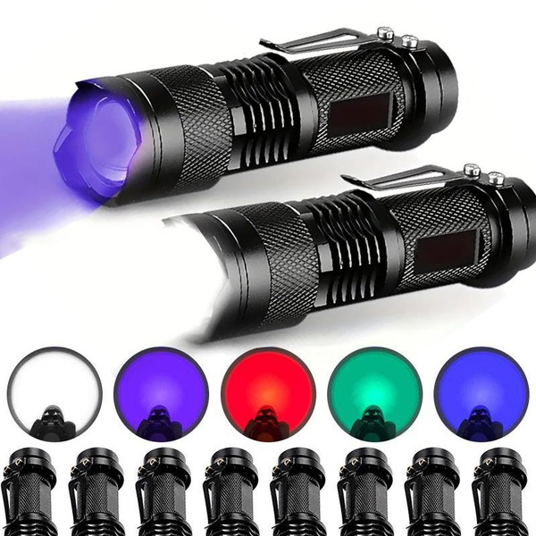 1pc Tactical Flashlight With Zoomable Lens Waterproof Rechargeable