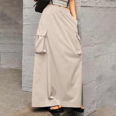 plussizeskirt, long skirt, elastic waist, Cintura