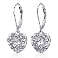 Heart, Hoop Earring, Romantic, Jewelry