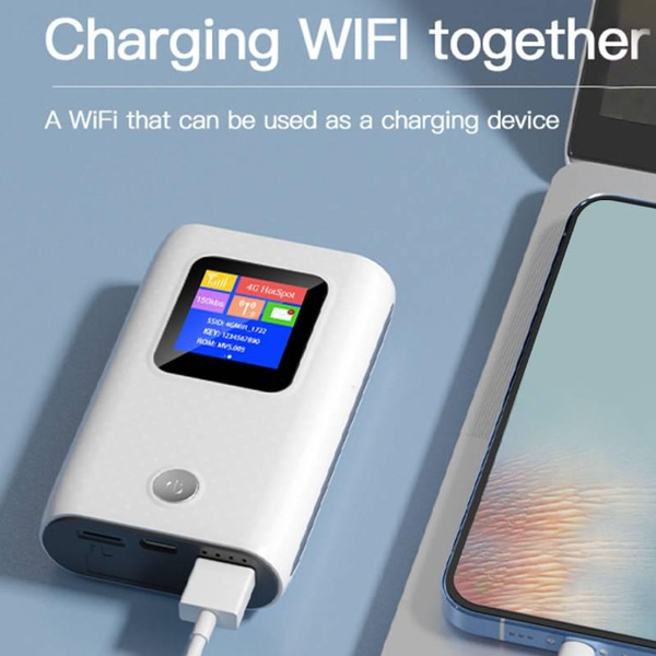 ZTE U10E – Modem Mobile 4G LTE Cat.4, Hotspot Wi-Fi 6, Batteria 2000 MAh, Fino A 16 Dispositivi