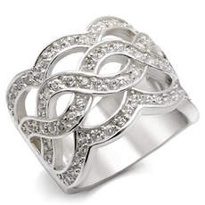 Sterling, Jewelry, Silver Ring, white