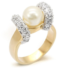 pearls, white, Ring, Jewelry