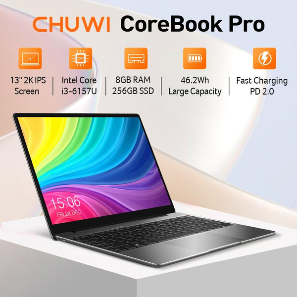 13 Inch CHUWI CoreBook Pro Intel Core I3 Laptop with 8GB RAM 256GB SSD ...