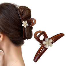 Flowers, Barrettes, Clip, Hair Pins