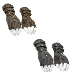 Cosplay, steampunkglove, PU Leather, Vintage