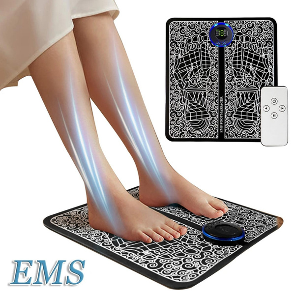 Electric EMS Foot Massager Pad Foot Massage Mat Feet Muscle Stimulator
