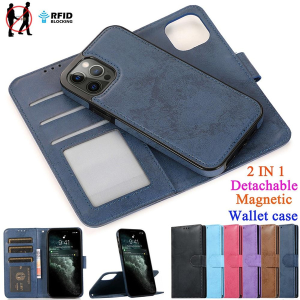 Étui à Rabat En Cuir Pour IPhone 16/15/14/13/12 Pro Max/7/8 - Avec Sangle