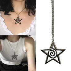 Clothing & Accessories, Chain Necklace, Fashion, Star