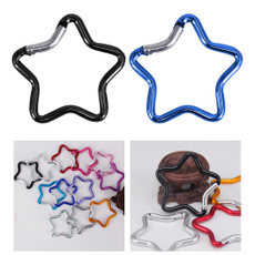 lockingcarabiner, Key Chain, Hiking, fivepointedstar