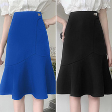 fishtailskirt, long skirt, Plus Size, high waist