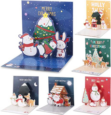 snowman, 3dpopupcard, Gift Card, blessingcard