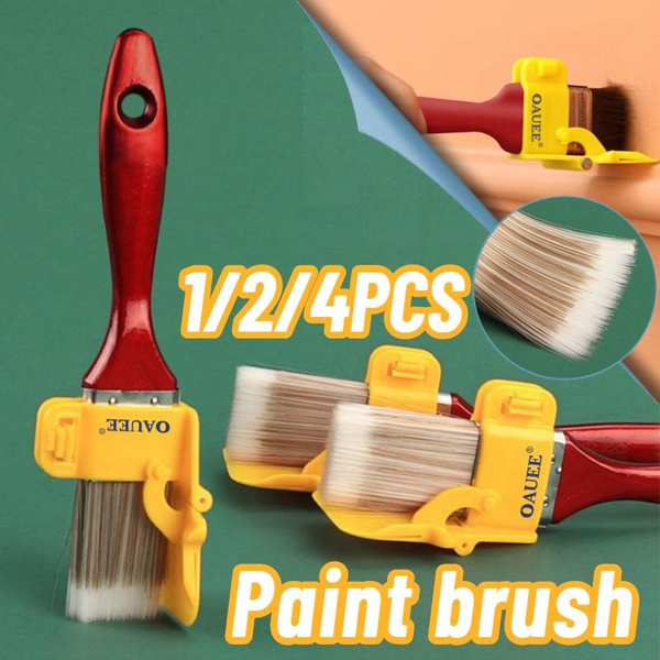 1/2/4PCS Paint Brush Clean Cut Profesional Latex Paint Brush for Home