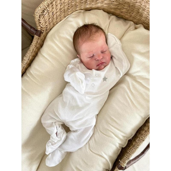 19"/48CM Handmade Real Looking Lifelike Newborn Baby Vinyl Silicone ...