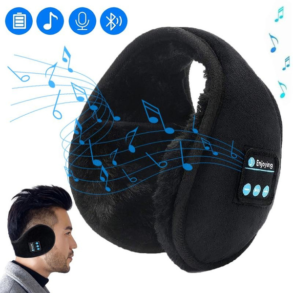 Bluetooth Ear Warmers Ear Muffs Earmuffs Builtin Speakers for Winter