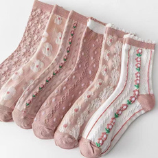 pink, cute, Cotton Socks, sweetandcutesock