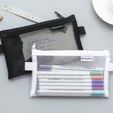 transparentgauze, pencilcase, officeampschoolsupplie, Makeup bag