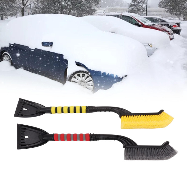 Snow Cleaner For Car Car Ice Remover With Ergonomic Foam Grip