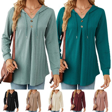 blouse, hooded, Shirt, Sleeve