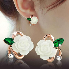 roseearring, Flowers, Jewelry, Earring