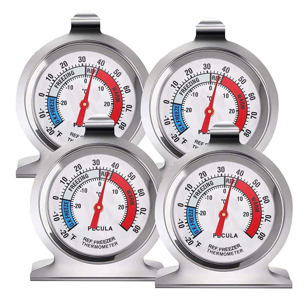  Refrigerator Freezer Thermometer Fridge Refrigeration  Temperature Gauge Home Use -30℃～30℃Kitchen Tools Termometer Digital : Home  & Kitchen