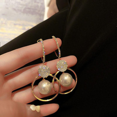 goldplated, Hoop Earring, Jewelry, gold