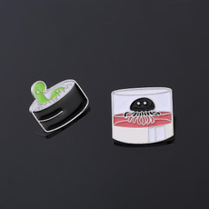 Funny, Dinosaur, Pins, enamelbrooch