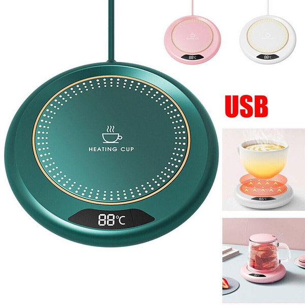 USB Coffee Mug Warmer Heater for Desk Coffee Cup Heater for Coffee, Milk,  Tea, C
