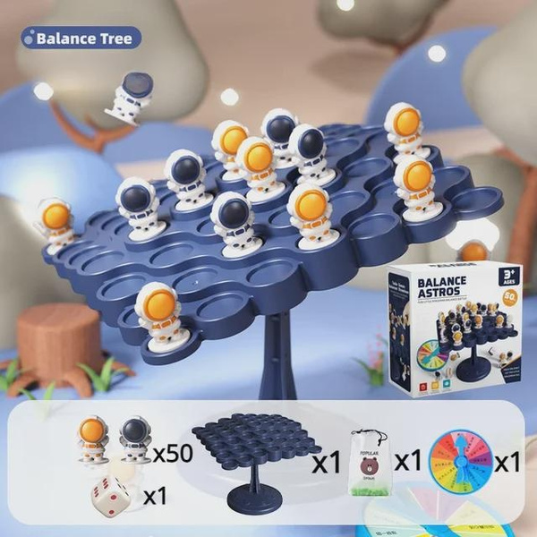 Astronauts Balance Tree Kids Balanced Board Game Parentchild