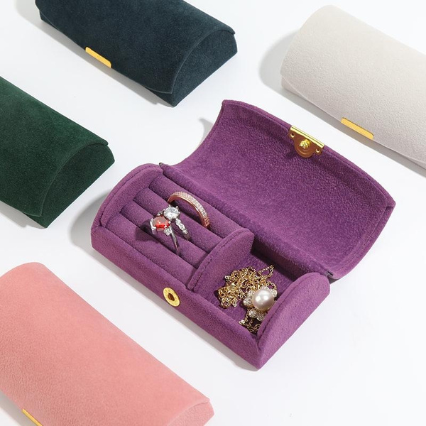 1pc Portable Jewelry Organizer Box,Necklaces Organizer Case,Travel Jewelry  Case,Earrings Organizer