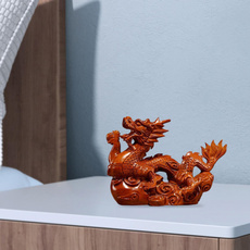 dragonsculpture, wealthandblessingsornament, meaningfuldragonstatue, Chinese