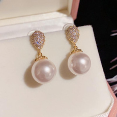 Fashion, Jewelry, Pearl Earrings, earringsforgirl