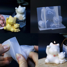 cute, 3dcat, Silicone, diyornament