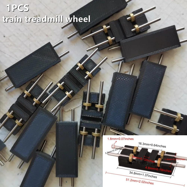 1pcs 187 HO Railway Train Treadmill Wheels Rolling Road Wheels Rolling
