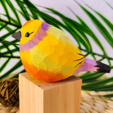 birdcarvingdecoration, art, colorfulwoodornament, Colorful