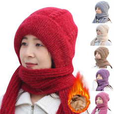 thickeninghat, Warm Hat, scarfhat, Fashion