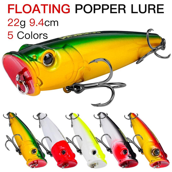 Lot Of 16 Fishing Lures – Topwater Popper, Vib Bait, Hard Swimbait, Crankbait, Wobbler – For Bass & Freshwater